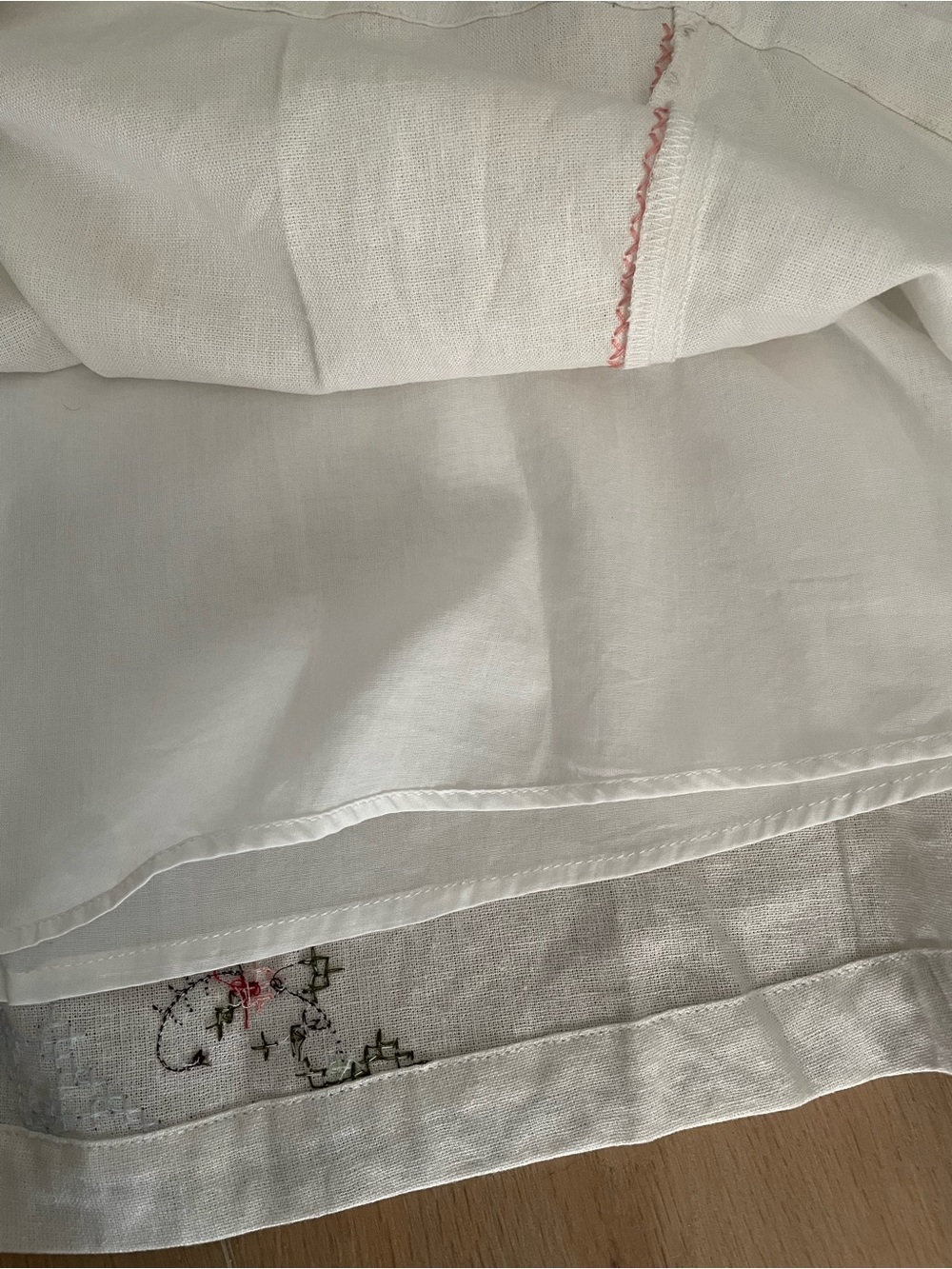 NWT CAMILA COELHO Embroidered White Two-Piece Set with Floral Motif - Picture 12 of 16